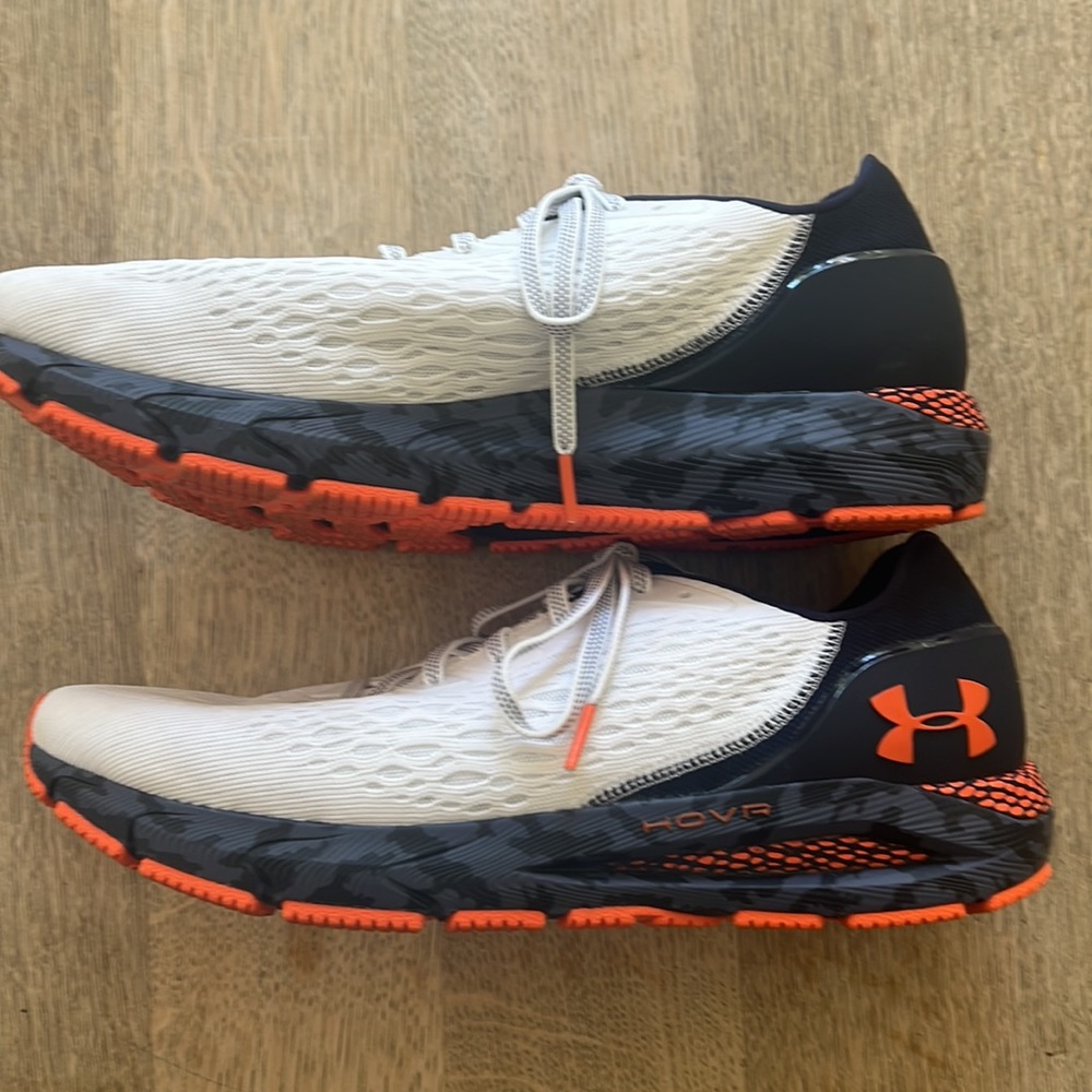 Auburn mens athletic shoes (Orange, white & Navy)